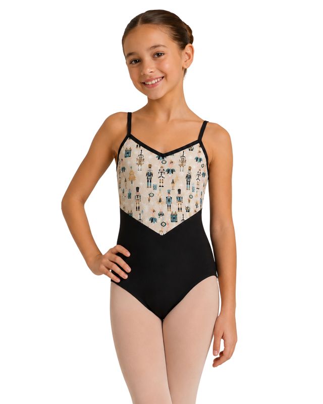 Girls' Nutcracker Dreams Print Leotard 26135C