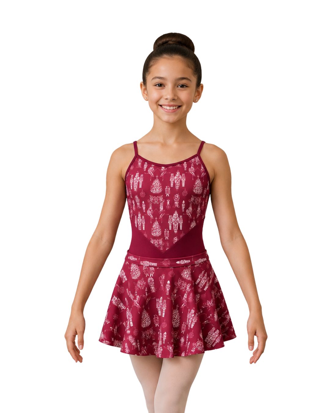 Girls' Nutcracker Ballerina Print Skirt