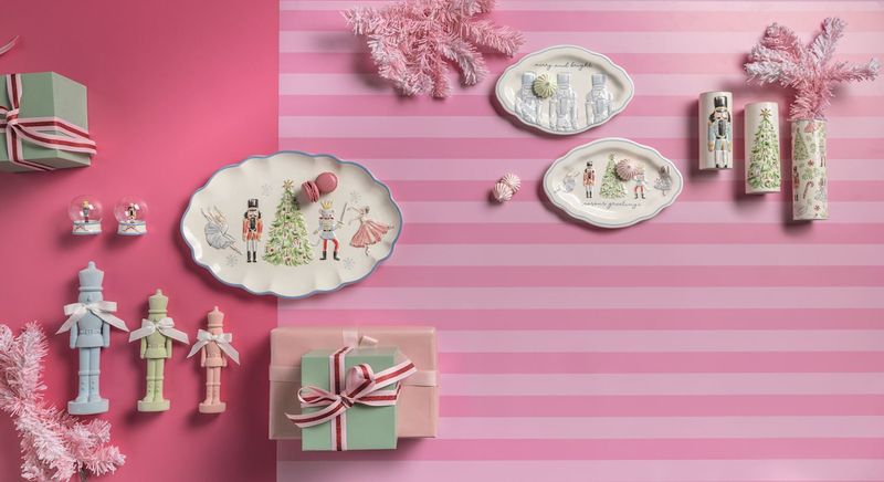 Mud Pie Nutcracker Tidbit Set