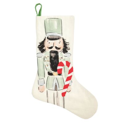 Mud Pie Nutcracker Embroidered Stocking