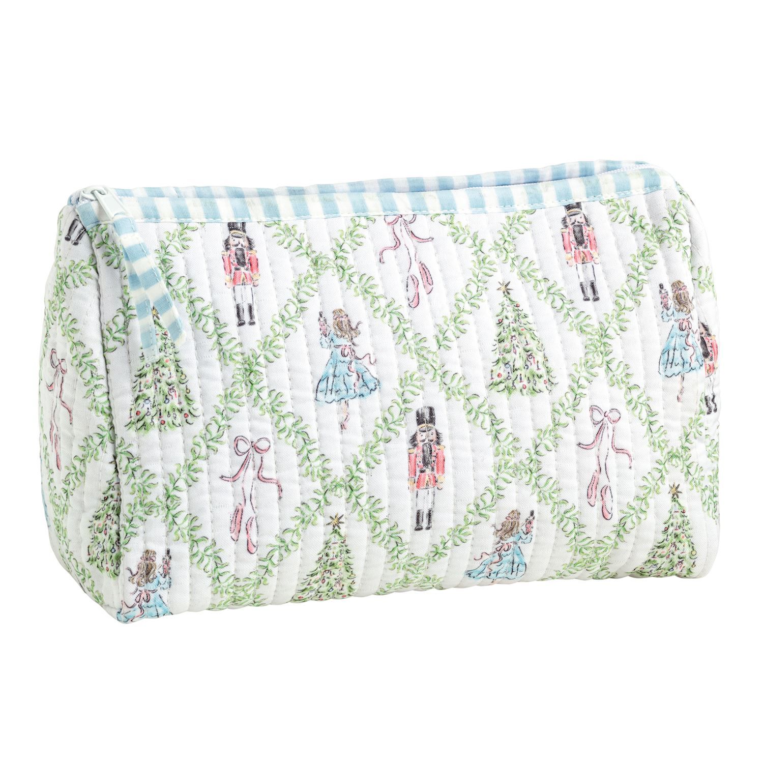 Nutcracker Quilted Cosmetic Case