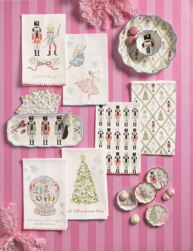 Mud Pie Winter Wonderland Tidbit Plates