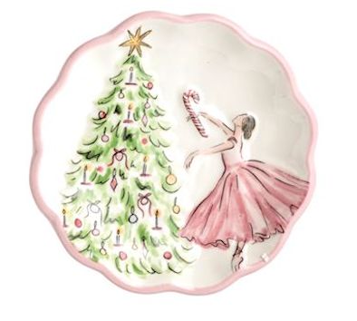 Winter Wonderland Tidbit Plates, Style: Ballerina/Tree