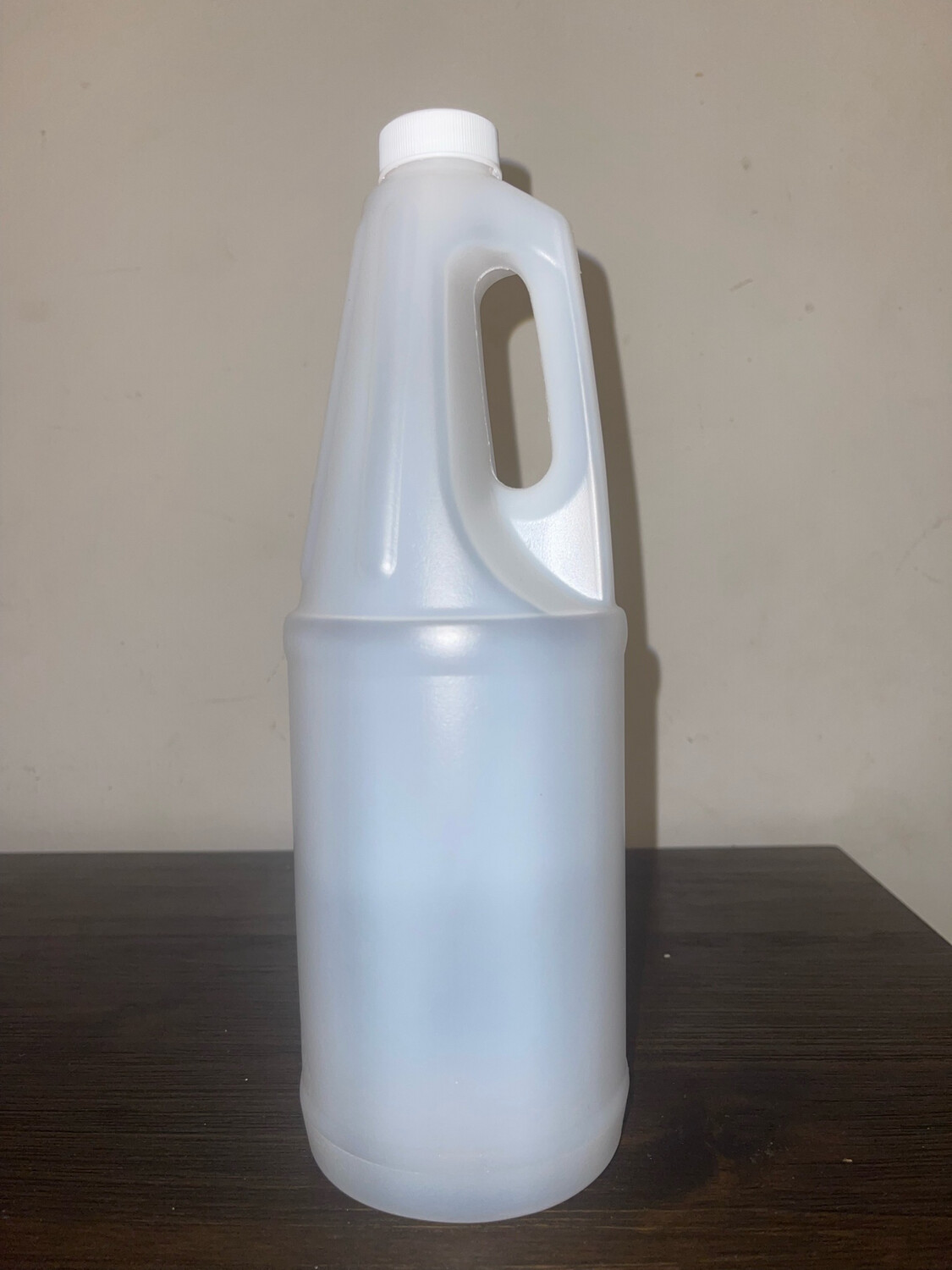 1 Litre HDPE bottle with white 28-400 cap