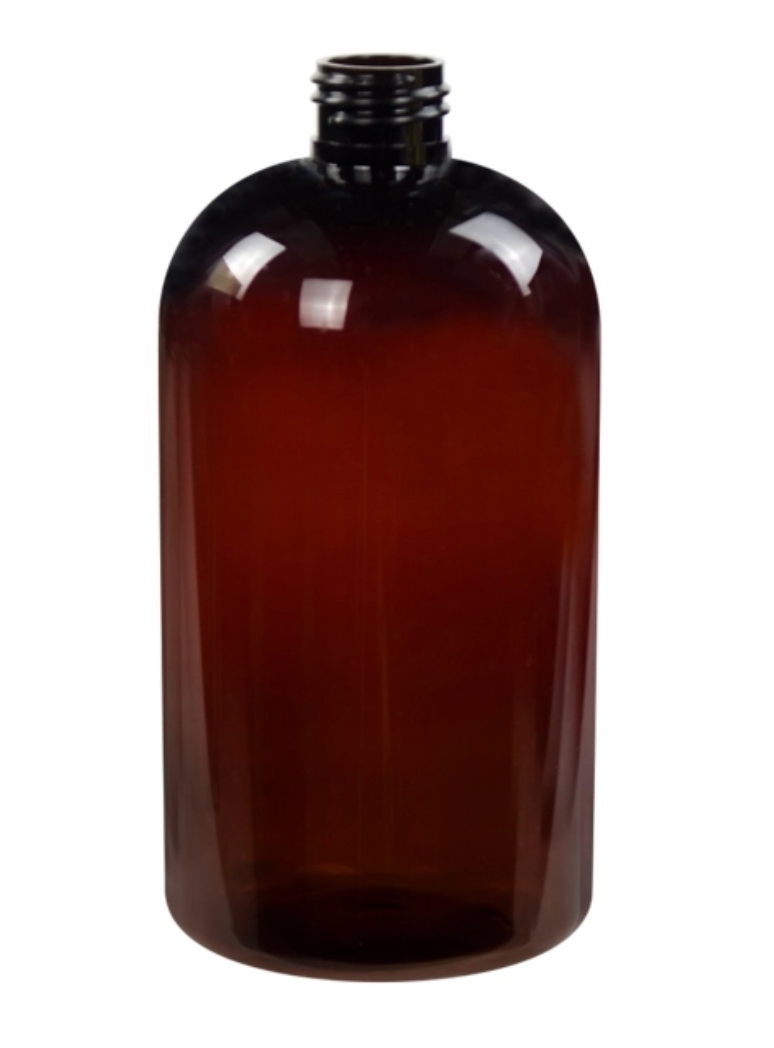 16oz Boston PET Amber 28/400