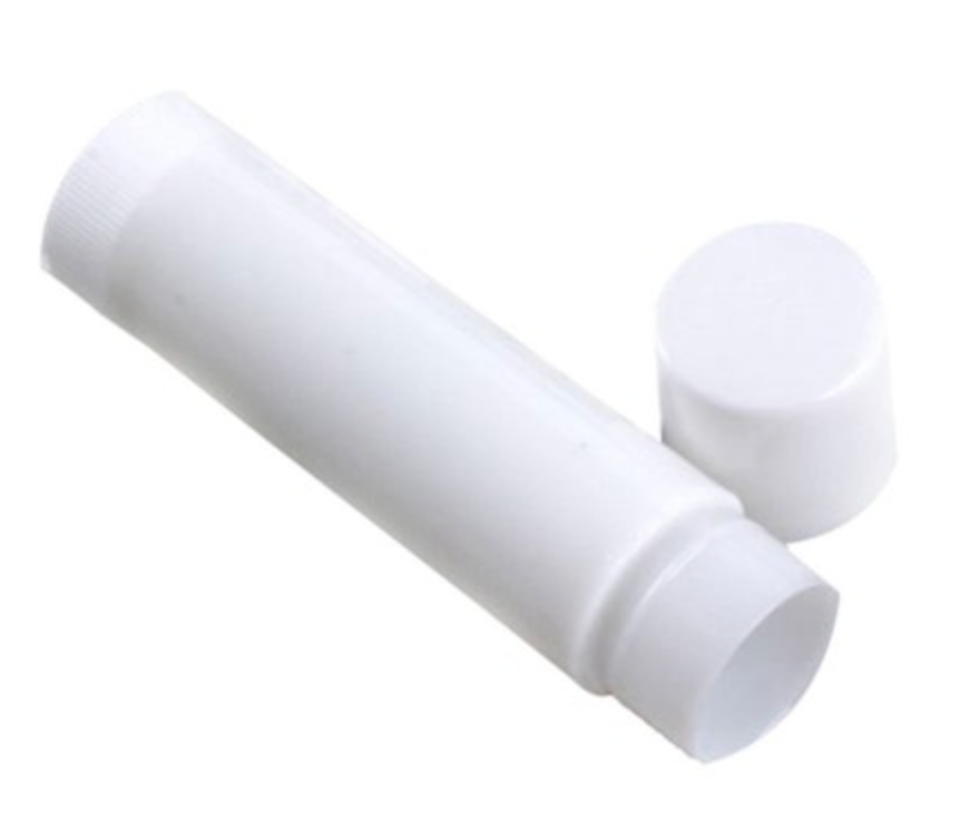 Lip Balm Tubes - 5ML (Pack of 12), Colour: White