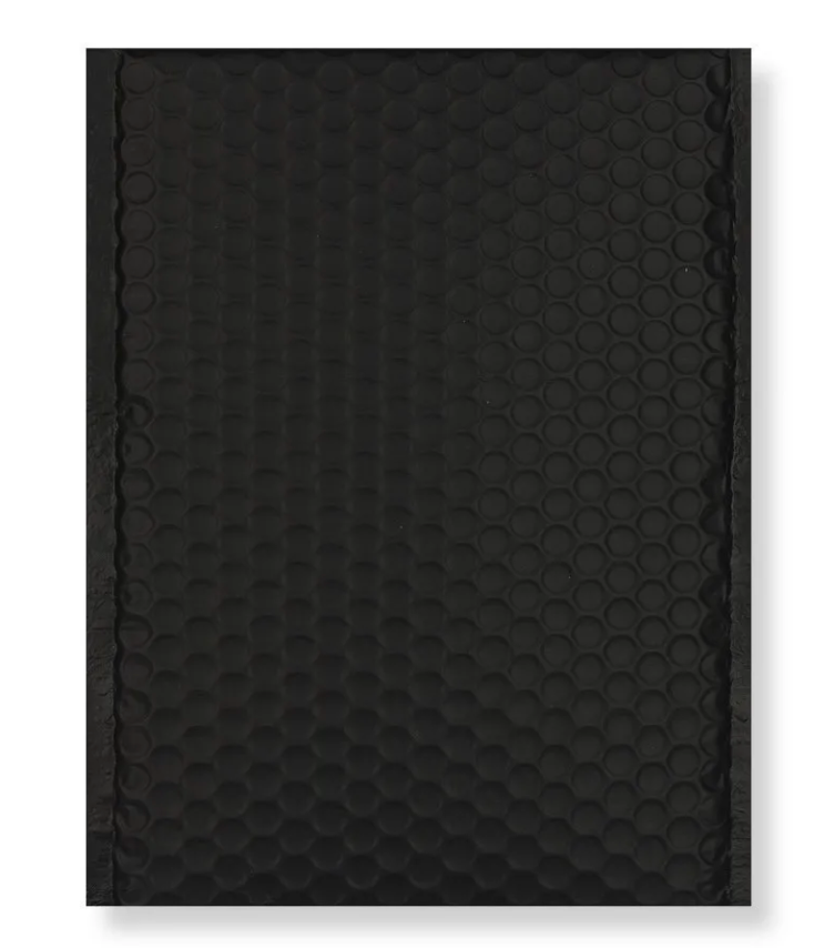 Bubble Mailer 7.5x5 inches (Pack of 12), Colour: Black