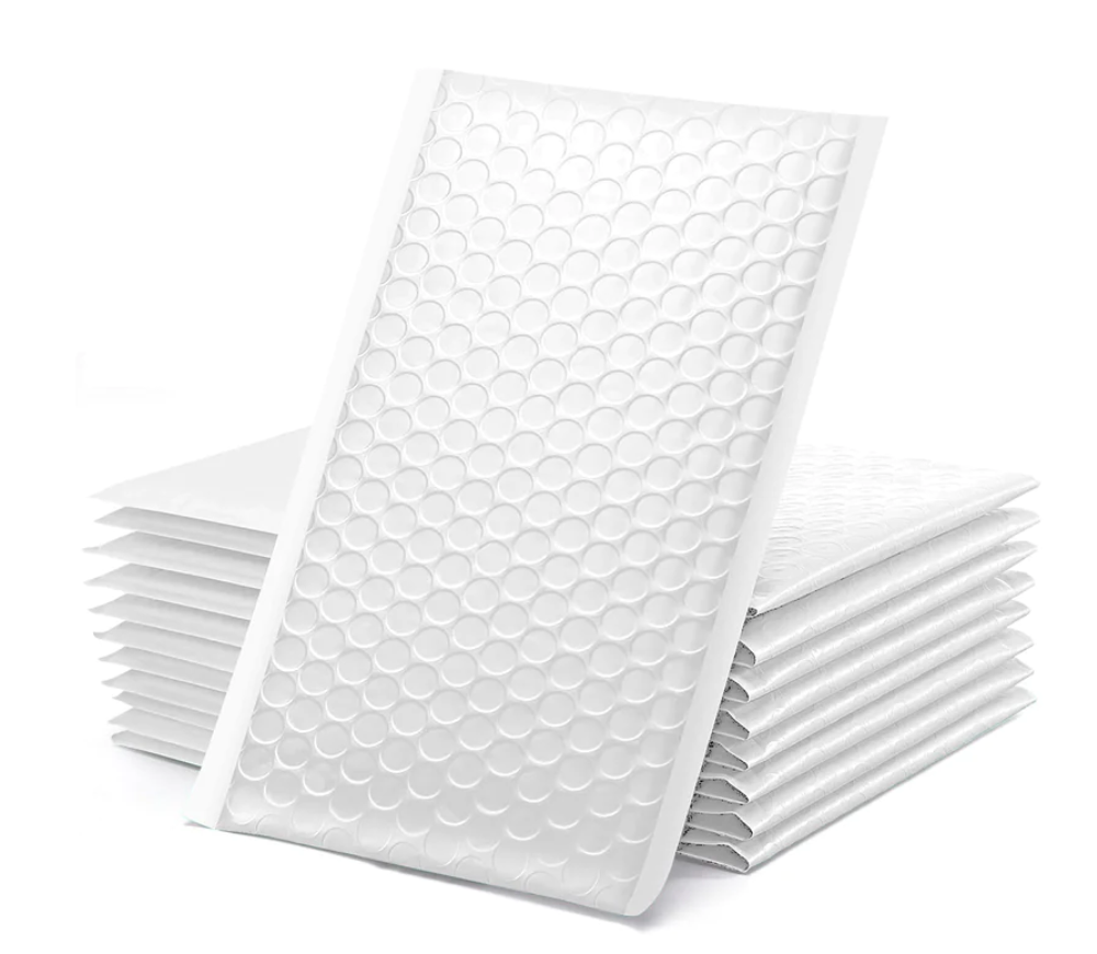 Bubble Mailer 10x6 inches (Pack of 12), Colour: White