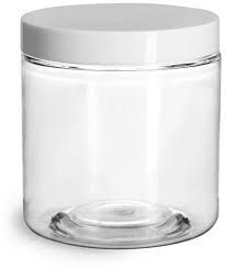 Plastic Jars with Lids - 16oz