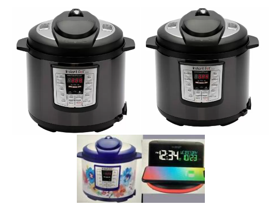 Instant Pot LUX60 Black Stainless Steel 6 Qt 6-in-1 Multi-Use Programmable Press