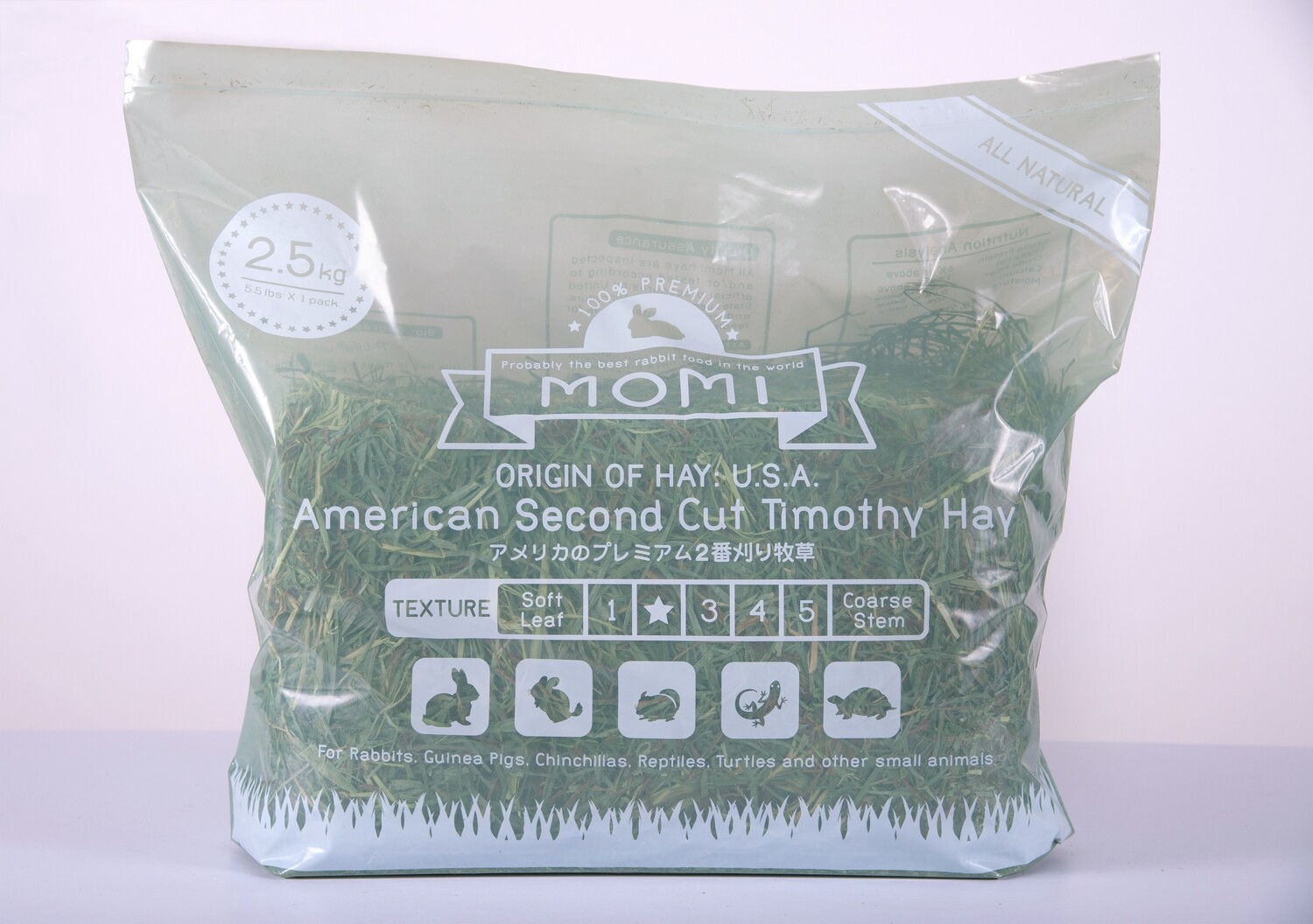 MOMI Timothy Second Cut Hay 2.5kg
