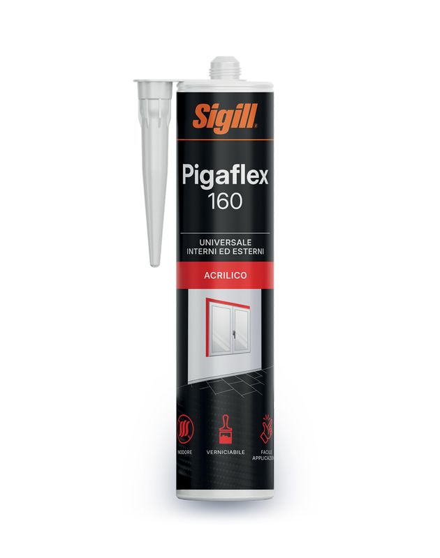 SIGILL PIGAFLEX 160 EDIL.BIANCO CARTUCCIA 300 ml ACRILICO