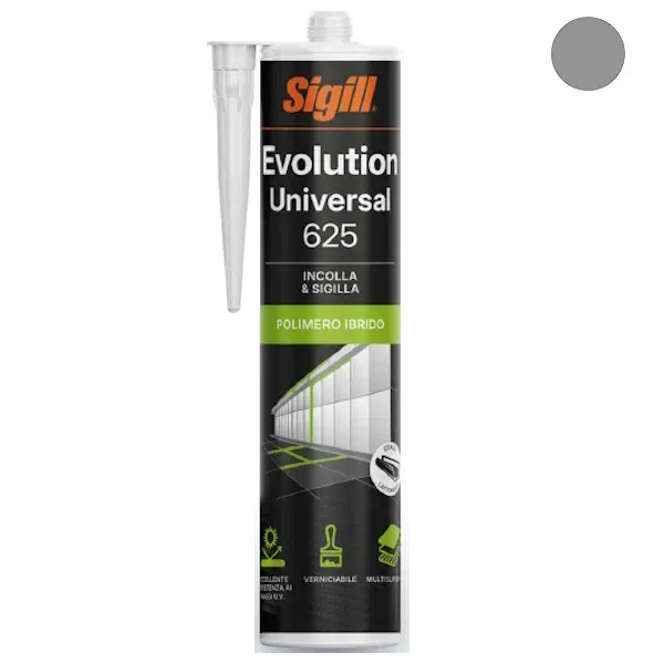 SIGILL SILCOFLEX EVOLUTION 625 GRIGIO CARTUCCIA DA 290 ml