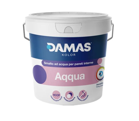 DAMAS AQQUA smalto all'acqua per pareti bianco opaco