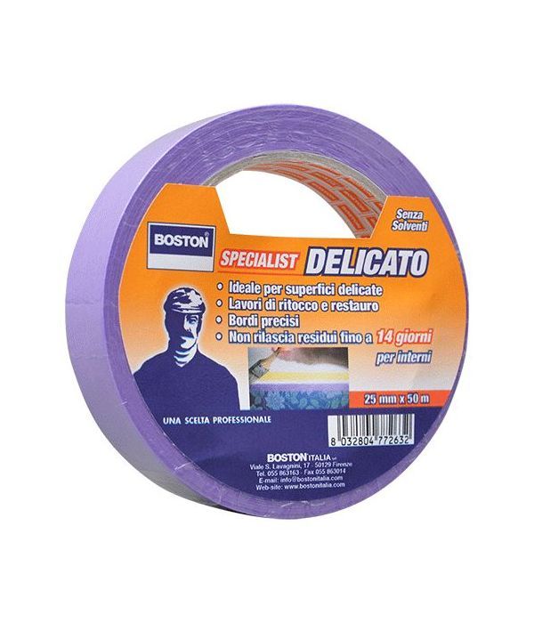 BOSTON NASTRO MASCHERATURA SPECIALIST DELICATO VIOLA 25 X 50 MM