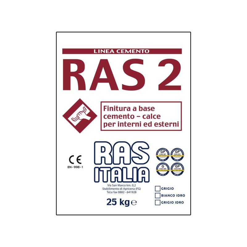 RAS 2 BIANCO KG 25