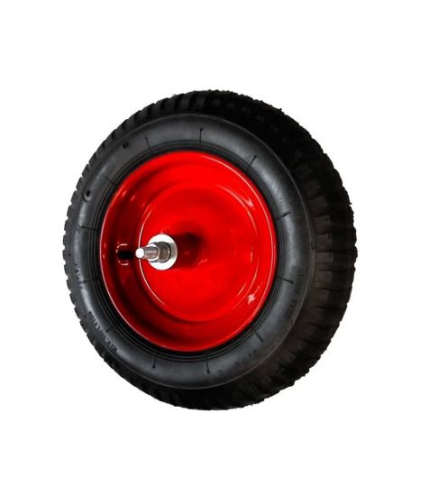RUOTA CARRIOLA PNEUMATICA 2PR TACCH.