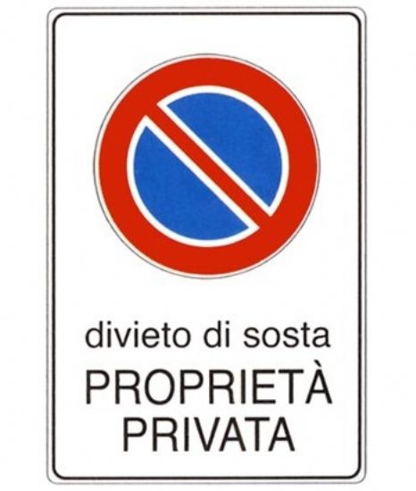 SEGNALE DIV.SOST.PROP.PRIVATA 20X30