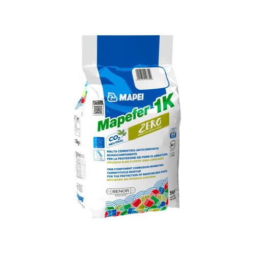 MAPEI MAPEFER 1K ZERO MALTA ANTICORROSIONE PER FERRI D'ARMATURA