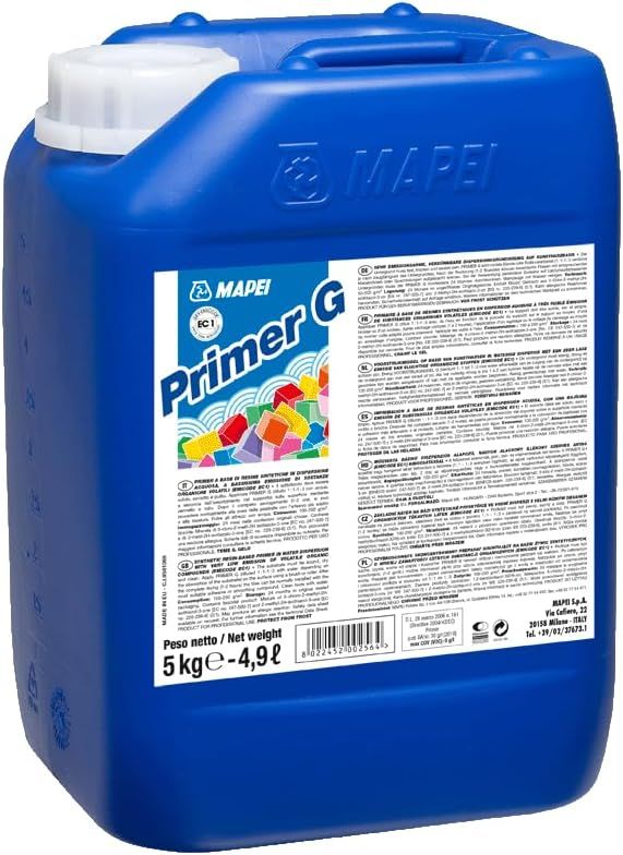 Mapei - Primer G resina sintetica a base d'acqua 5KG