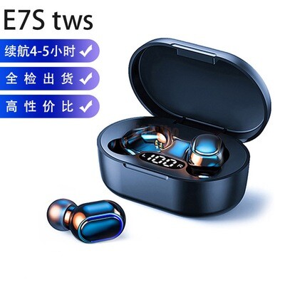 E7S Bluetooth Headset Mini TWS True Wireless 5.0 Bluetooth In-Ear Macaron A7S Earbuds Fornecimento direto da fábrica