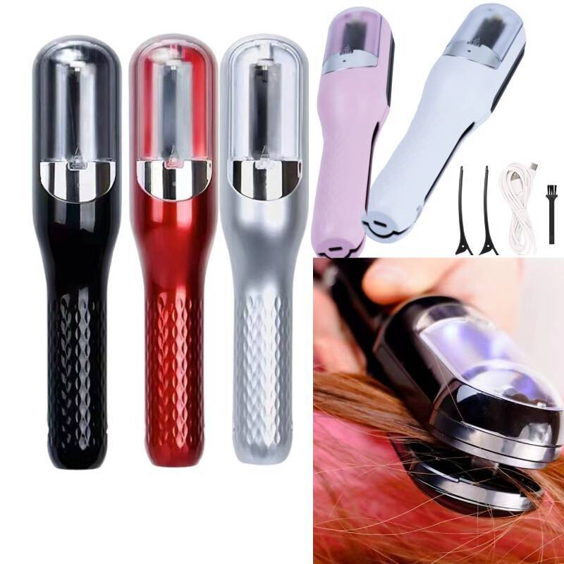 Hair Split Ends Trimmer Easy To Use Hair Split End Remover One-Button Operation Hair End Cutting Machine for Damaged Hair Repair