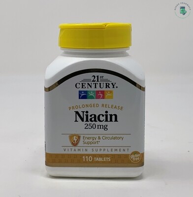 21st. Century Niacin 250mg (110 - Tablets)
