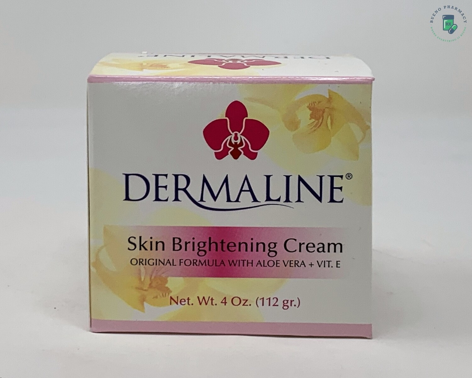 Dermaline Skin Brightening Cream with Aloe Vera & Vitamin E 4OZ