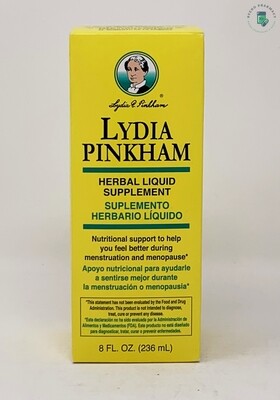 Lydia Pinkham Herbal Liquid Supplement 8FLOZ