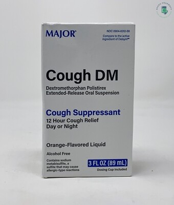 Major Cough DM Cough Suppressant 3FLOZ