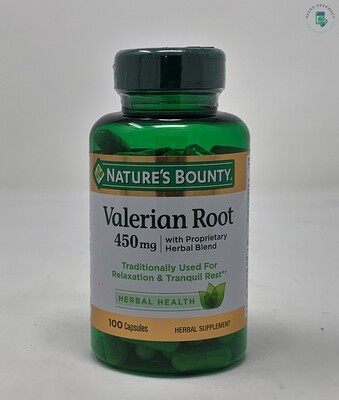 Valerian Root 450mg (100 - Capsules)