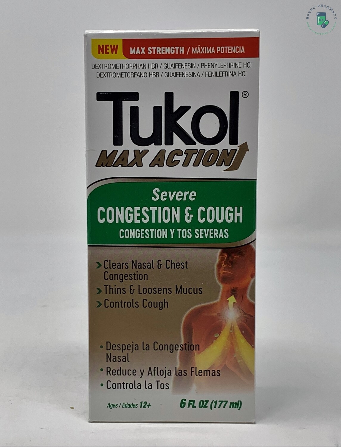 Tukol Max Action Severe Cough & Congestion Liquid 6FLOZ
