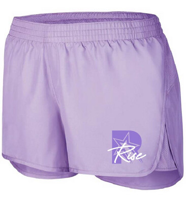 Lavender Track Shorts