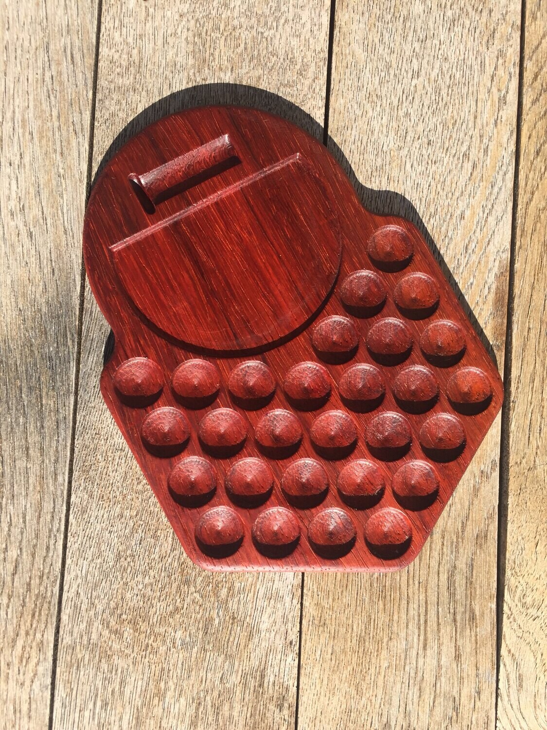 Bloodwood Stache Dimple Pinning Tray