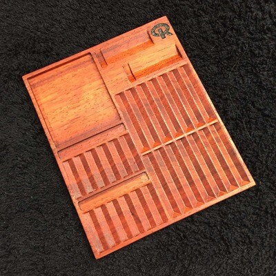 Padauk Rein Lock Pinning Tray