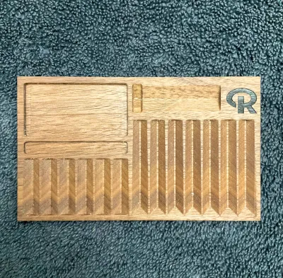 Rein Pinning Tray - Medium | Walnut