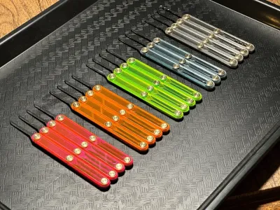Acrylic Moki Lockpick Scales
