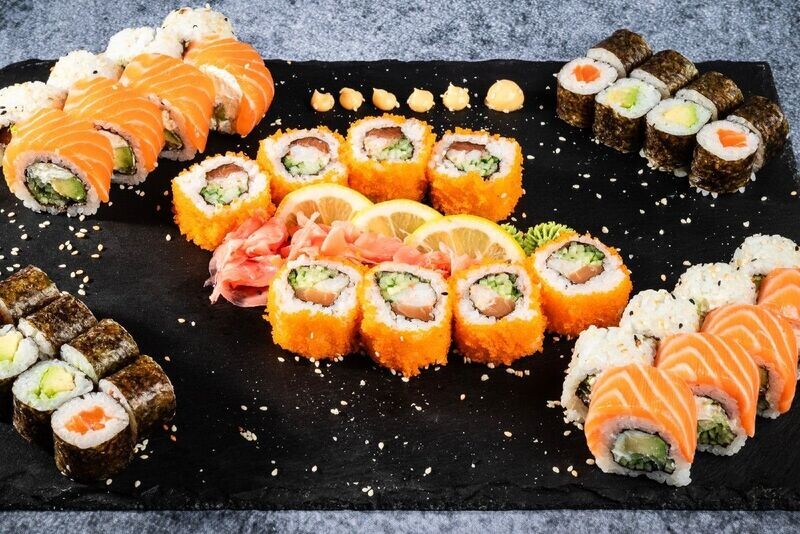 Sushi House Set 40 gab + Pepsi 1.5l
