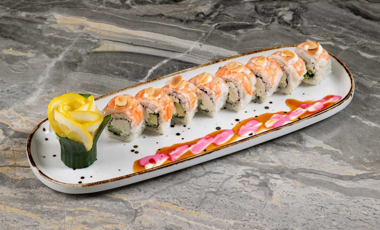 Ebi almond maki - 8 gab.