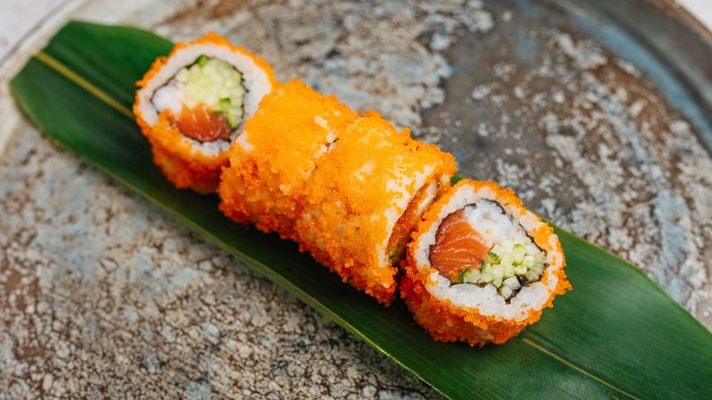 Sake ebi maki - 8 gab.