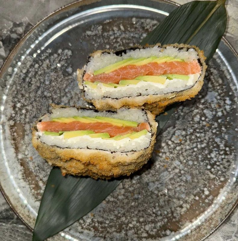 Kraukšķīgs sushi Burgeris