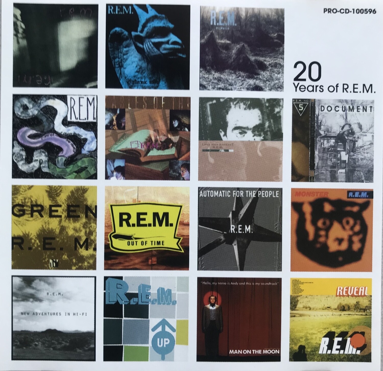 R.E.M. – 20 Years Of R.E.M. (CD)
