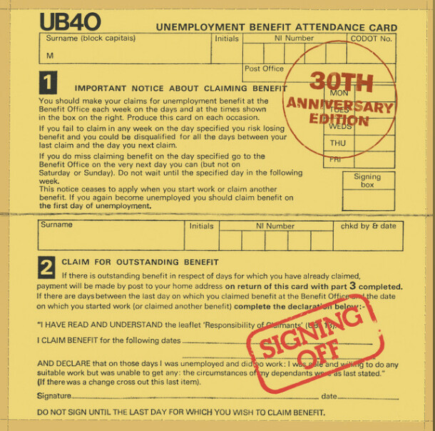 UB40 – Signing Off