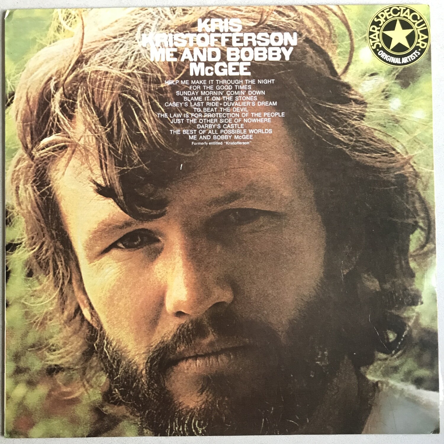 Kris Kristofferson – Me And Bobby McGee
