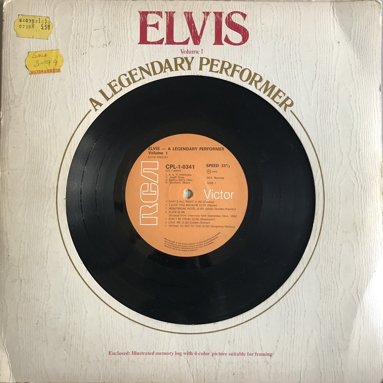 Elvis Presley – A Legendary Performer (Volume 1)