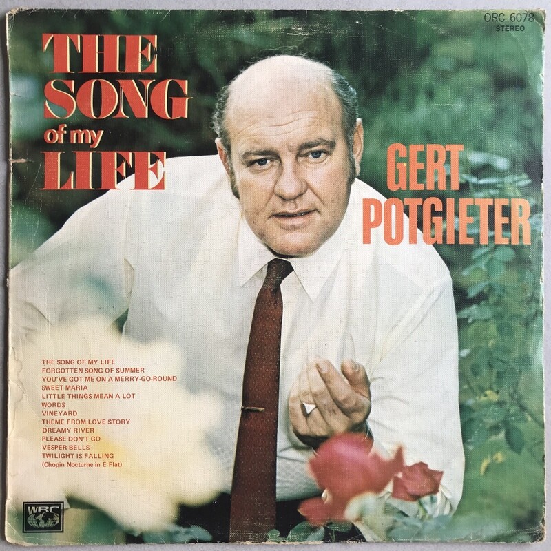 Gert Potgieter – The Song Of My Life (Vinyl) Gert Potgieter – The Song Of My Life (Vinyl)