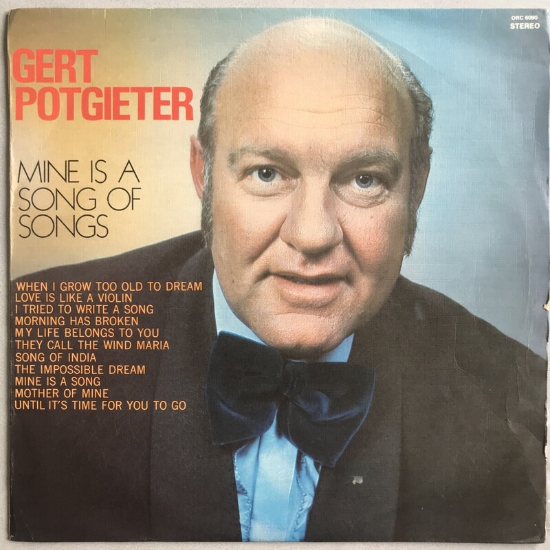 Gert Potgieter – Mine Is A Song Of Songs (Vinyl) Gert Potgieter – Mine Is A Song Of Songs (Vinyl)