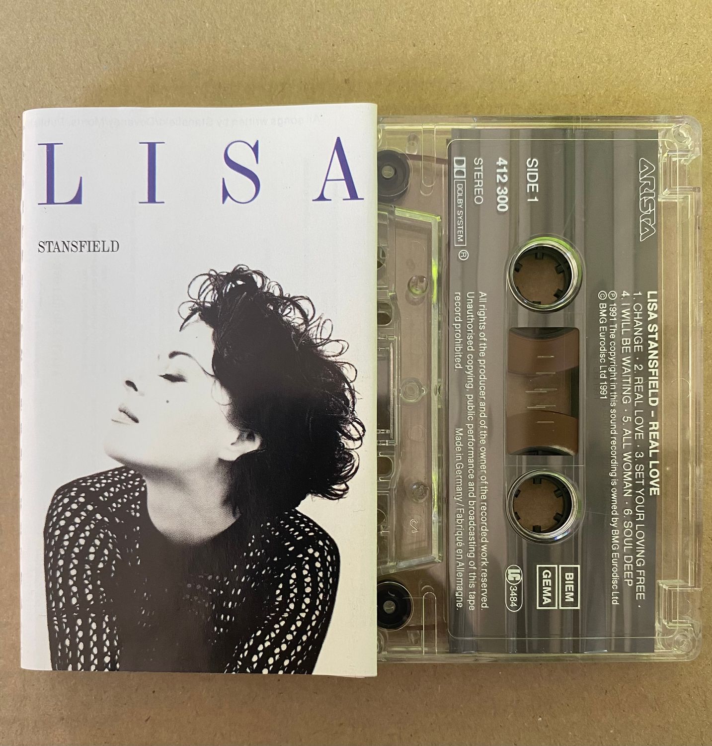 Lisa Stansfield – Real Love (Cassette)