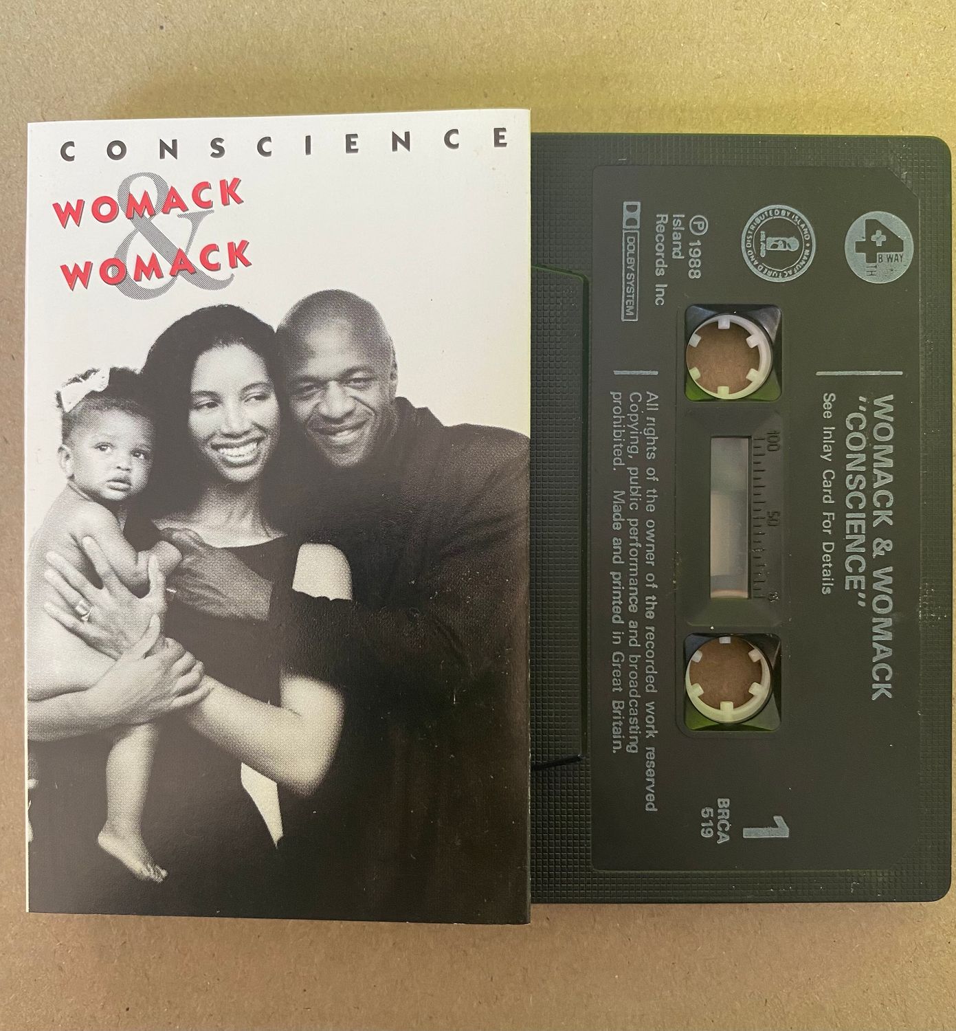 Womack &amp; Womack – Conscience (Cassette)
