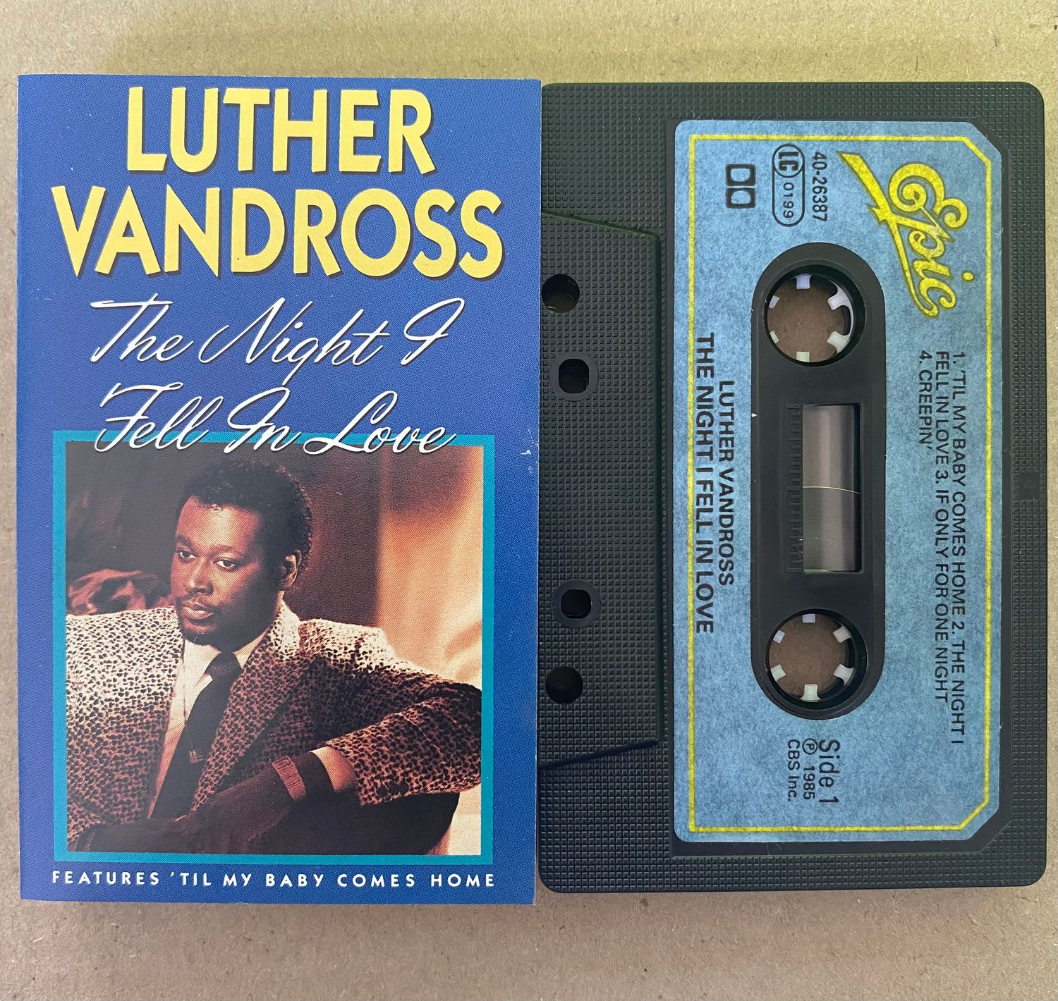 Luther Vandross – The Night I Fell In Love (Cassette)